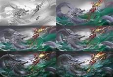 哪吒闹海中的好词