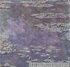 名画鉴赏睡莲