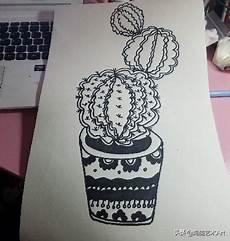 手掌画线描画
