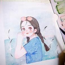 水彩插画可爱